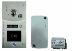 Vidéophone 1 Bouton ERP Avec Lecteur De Badge