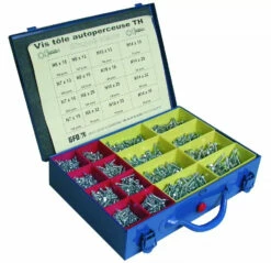 Vis Autoperceuse : Coffret De Vis Tête Héxagonale Acier Zingué - DIN 7504 K