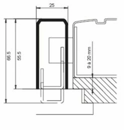 Serrure Multipoint En Applique : Gâche 15 Serrure Multipoint En Applique : Gâche -SETIN Boutique SET 12285