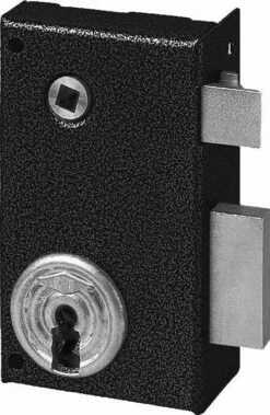 Serrure De Grille En Applique : Façon Gorge - 2 Clés