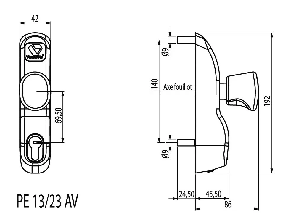 Fermeture Anti-panique Vachette : Module D'ouverture Pour Séries Premium 14 Fermeture Anti-panique Vachette : Module D'ouverture Pour Séries Premium – Image 12