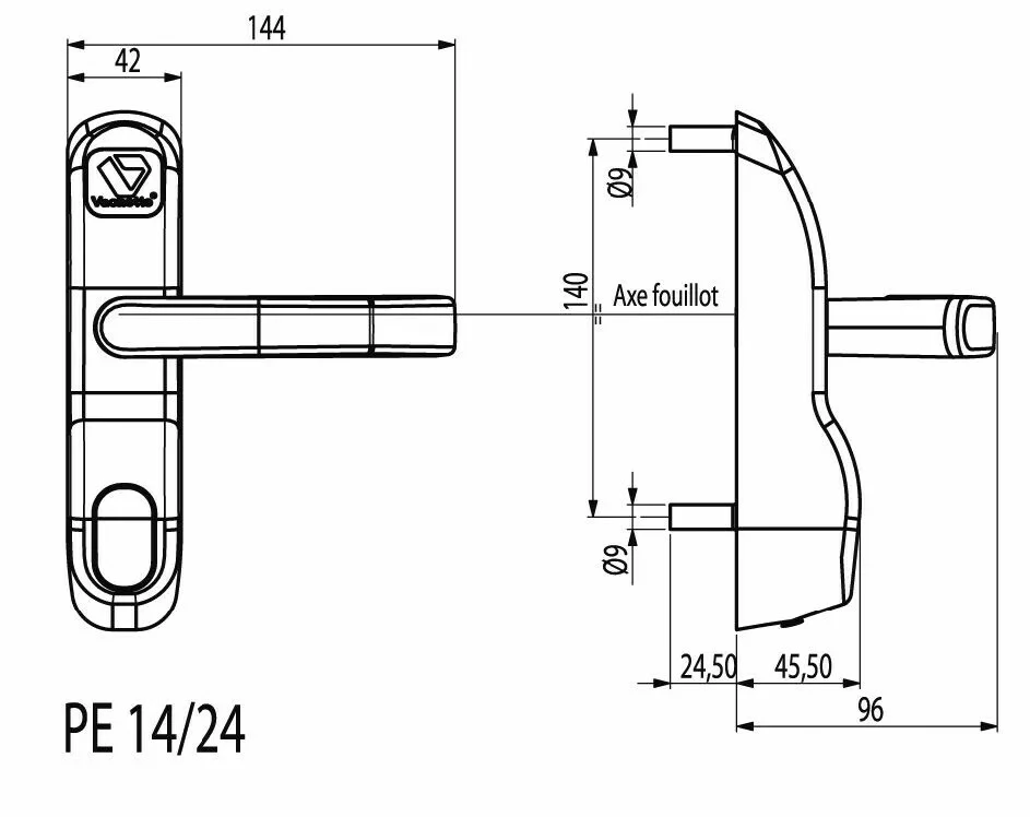 Fermeture Anti-panique Vachette : Module D'ouverture Pour Séries Premium 8 Fermeture Anti-panique Vachette : Module D'ouverture Pour Séries Premium – Image 6