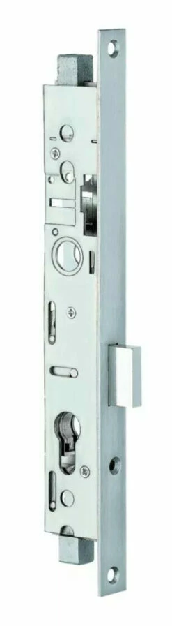 Serrure Pour Menuiserie Métallique : 3 Points - 1 Latéral + Haut Et Bas - 2272