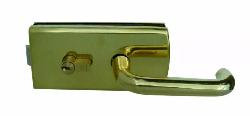 Serrure De Porte Verre Stremler : Serrure à Encoche 64A Et épaisseur De Glace De 8 Mm 3 Serrure De Porte Verre Stremler : Serrure à Encoche 64A Et épaisseur De Glace De 8 Mm
