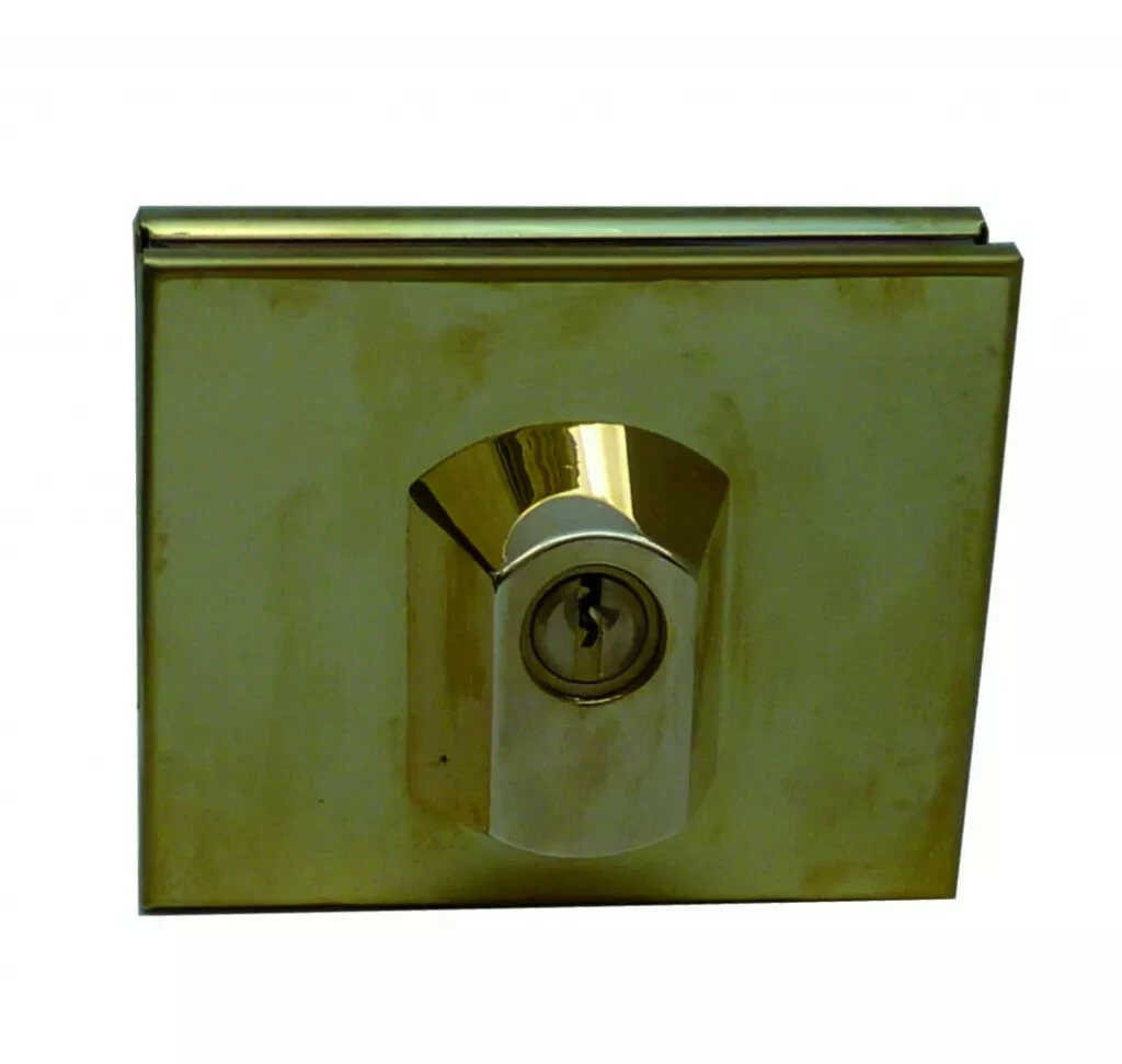 Serrure De Porte Verre Métalux : Pour Encoche 61 Pour Glace De 10 Mm D'épaisseur 5 Serrure De Porte Verre Métalux : Pour Encoche 61 Pour Glace De 10 Mm D'épaisseur – Image 3