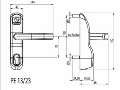 Fermeture Anti-panique Vachette : Module D'ouverture Pour Séries Premium 38 Fermeture Anti-panique Vachette : Module D'ouverture Pour Séries Premium -SETIN Boutique SET 20884