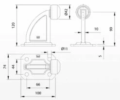 Ferrure Pour Portail Coulissant : Butée De Portail 9 Ferrure Pour Portail Coulissant : Butée De Portail -SETIN Boutique SET 22178