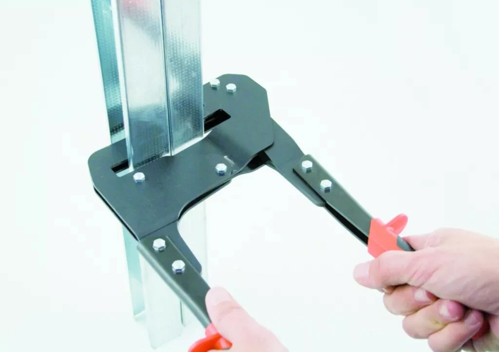 EDMA Outil De Plaquiste : Pince à Sertir Duo Profil 5 EDMA Outil De Plaquiste : Pince à Sertir Duo Profil – Image 3