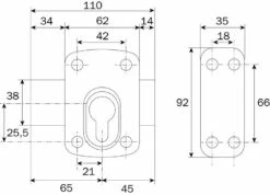 Verrou Iséo-City Pour Cylindre Profilé Européen - ISEO