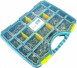 Vis à Tôle Et Autoperceuse Inox : Coffret 1110 Vis Autoperceuse Tête Fraisée Empreinte Pozidriv Inox A2 - DIN 7504O