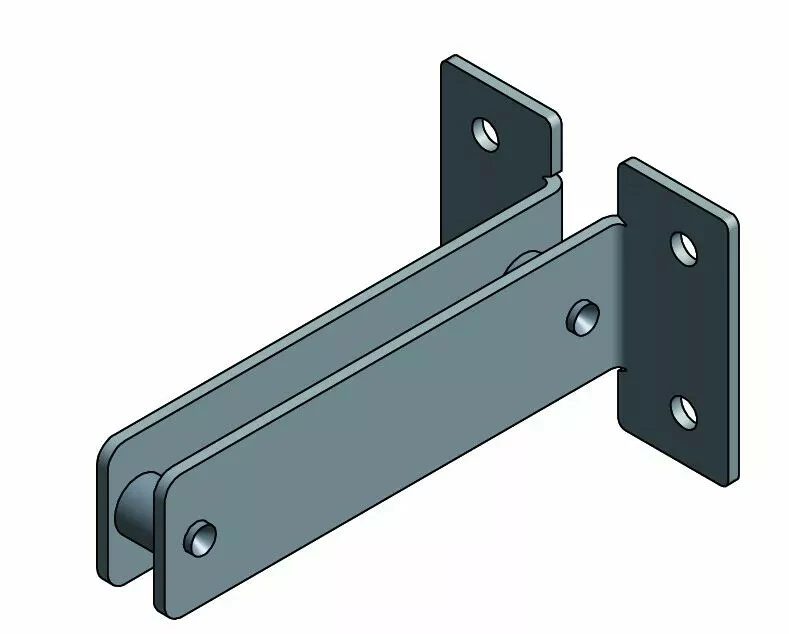 Ferrure De Porte Coulissante Rob : Patte Série Trendy 4 Ferrure De Porte Coulissante Rob : Patte Série Trendy – Image 2