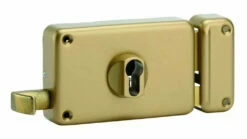 Serrure En Applique Horizontale à Tirage