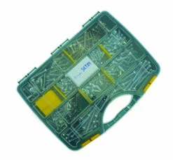 Vis Métaux : Coffret 700 Vis Métaux Acier Zingué Blanc - DIN 7985