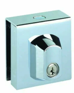 Serrure De Porte Verre Métalux : Sans Encoche Pour Glace De 8 à 10 Mm D'épaisseur