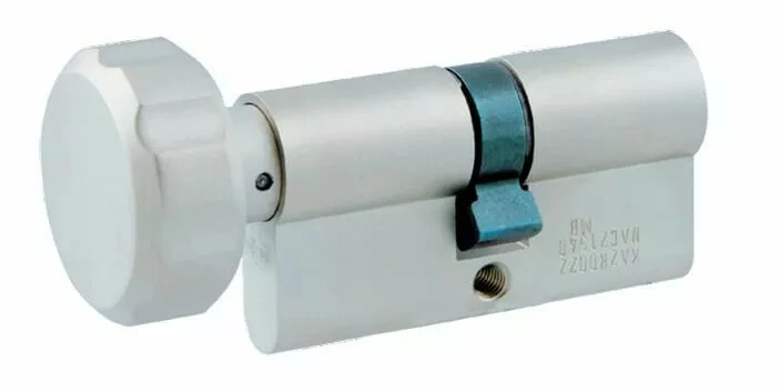 Cylindre Européen Centre Service : Cylindre à Bouton Laiton Poli 3 Cylindre Européen Centre Service : Cylindre à Bouton Laiton Poli