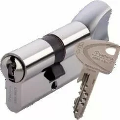 Cylindre Européen De Sûreté : Cylindre à Bouton Nickelé
