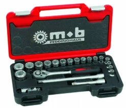 MOB Composition D'outillage : Coffret De Douilles 1/2 Medium - 21 Pièces