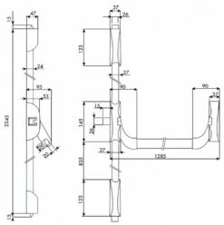Push Barre Anti-Panique Coupe Feu - Norme NF 1125 -SETIN Boutique SET 32119