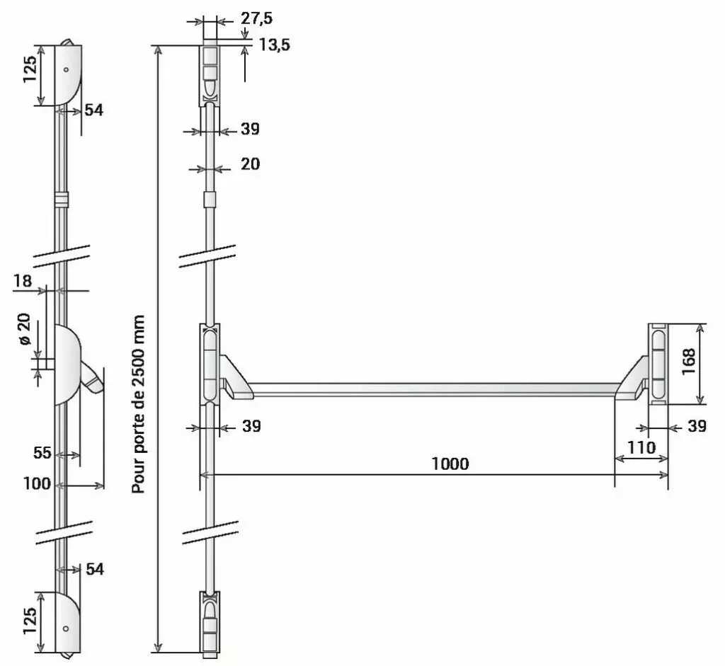 Fermeture Anti-panique Vachette : CFPF 2 Heures En Standard - Version PA - NF 4 Fermeture Anti-panique Vachette : CFPF 2 Heures En Standard - Version PA - NF – Image 2