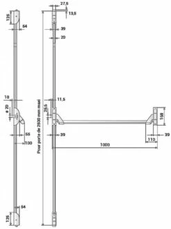 Fermeture Anti-panique Vachette : CFPF 2 Heures En Standard - Version BM - NF 30 Fermeture Anti-panique Vachette : CFPF 2 Heures En Standard - Version BM - NF -SETIN Boutique SET 32568