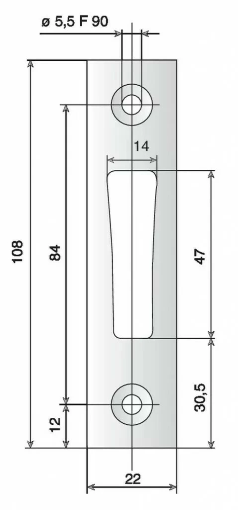 Serrure Pour Menuiserie Métallique : Plate Pour Pêne Dormant 1/2 Tour 15 Serrure Pour Menuiserie Métallique : Plate Pour Pêne Dormant 1/2 Tour – Image 13
