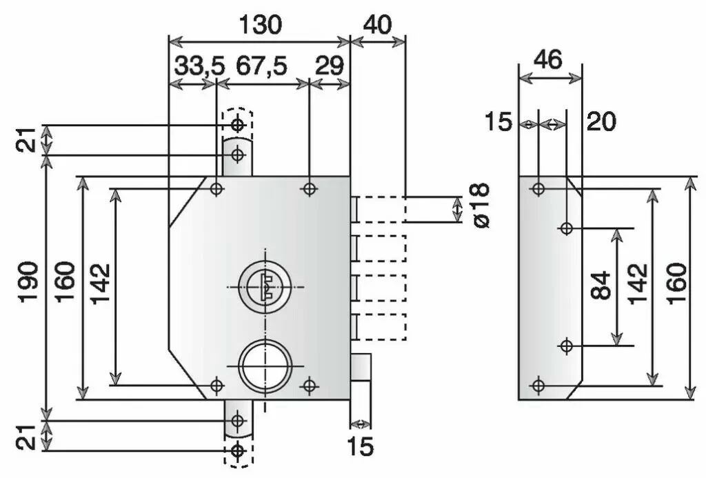 Serrure Multipoint En Applique : Série Perfecta - Iséo 4 Serrure Multipoint En Applique : Série Perfecta - Iséo – Image 2