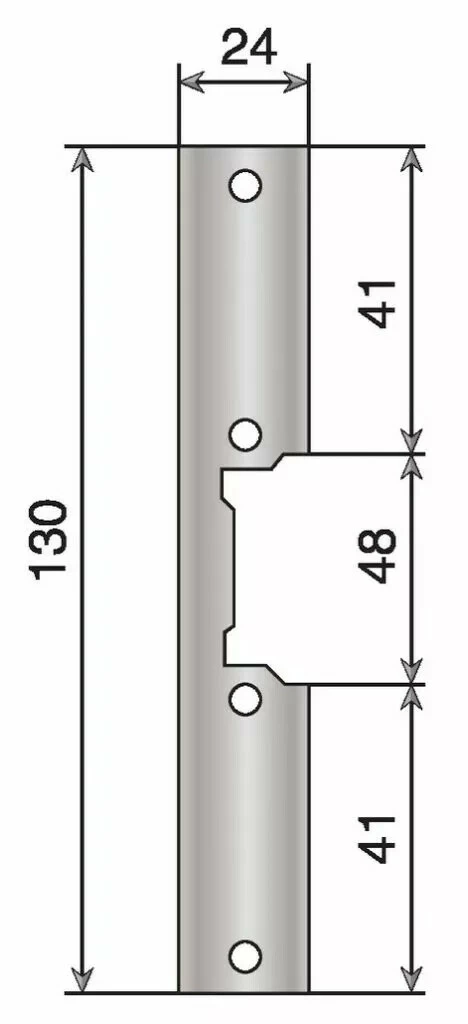 Verrouillage : Têtière Pour Gâche Encastrée 7 Verrouillage : Têtière Pour Gâche Encastrée – Image 5