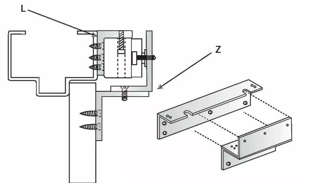 Verrouillage : L & Z Pour Ventouse 300 Et 500 Kg 4 Verrouillage : L & Z Pour Ventouse 300 Et 500 Kg – Image 2
