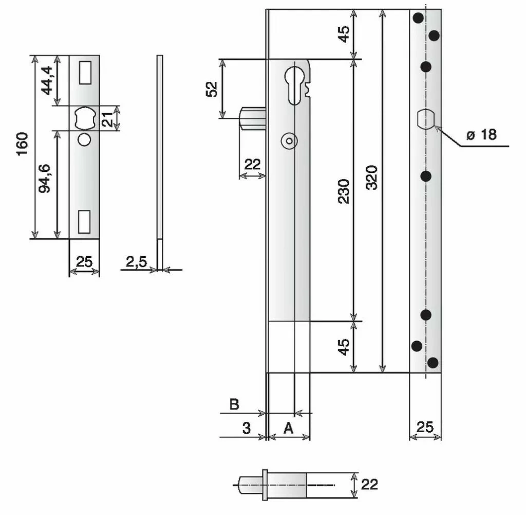 Verrouillage : Serrure Pêne Piston 12-24V 6 Verrouillage : Serrure Pêne Piston 12-24V – Image 4