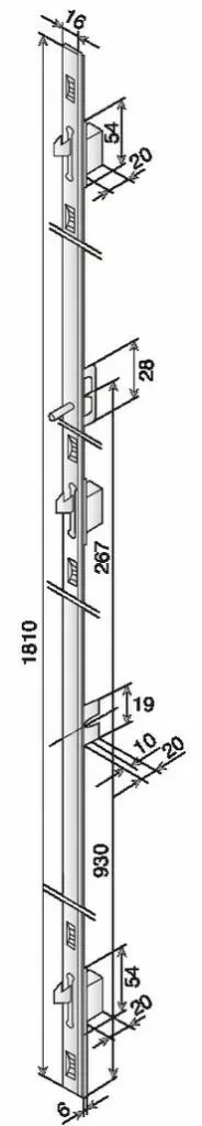 Serrure Pour Baie Coulissante : Têtière Filante Inox En Applique 6 Serrure Pour Baie Coulissante : Têtière Filante Inox En Applique – Image 4