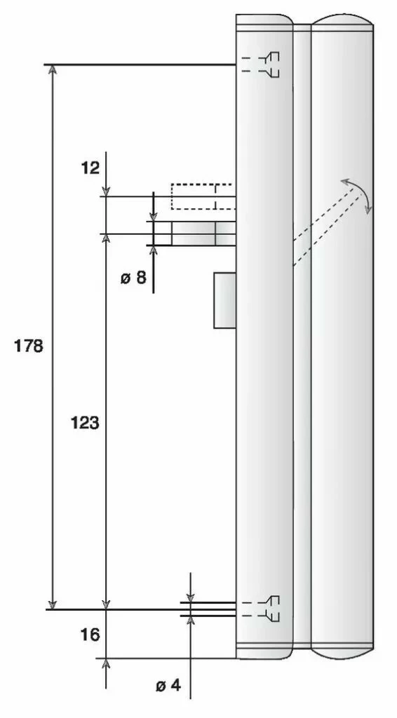 Accessoire Pour Baie Coulissante : 6407 - Verrou à Levier Avec Poignée Intégrée 4 Accessoire Pour Baie Coulissante : 6407 - Verrou à Levier Avec Poignée Intégrée – Image 2