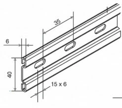 Rail Avec Jonction Pour Série Bob 50 - MANTION 5 Rail Avec Jonction Pour Série Bob 50 - MANTION -SETIN Boutique SET 33134