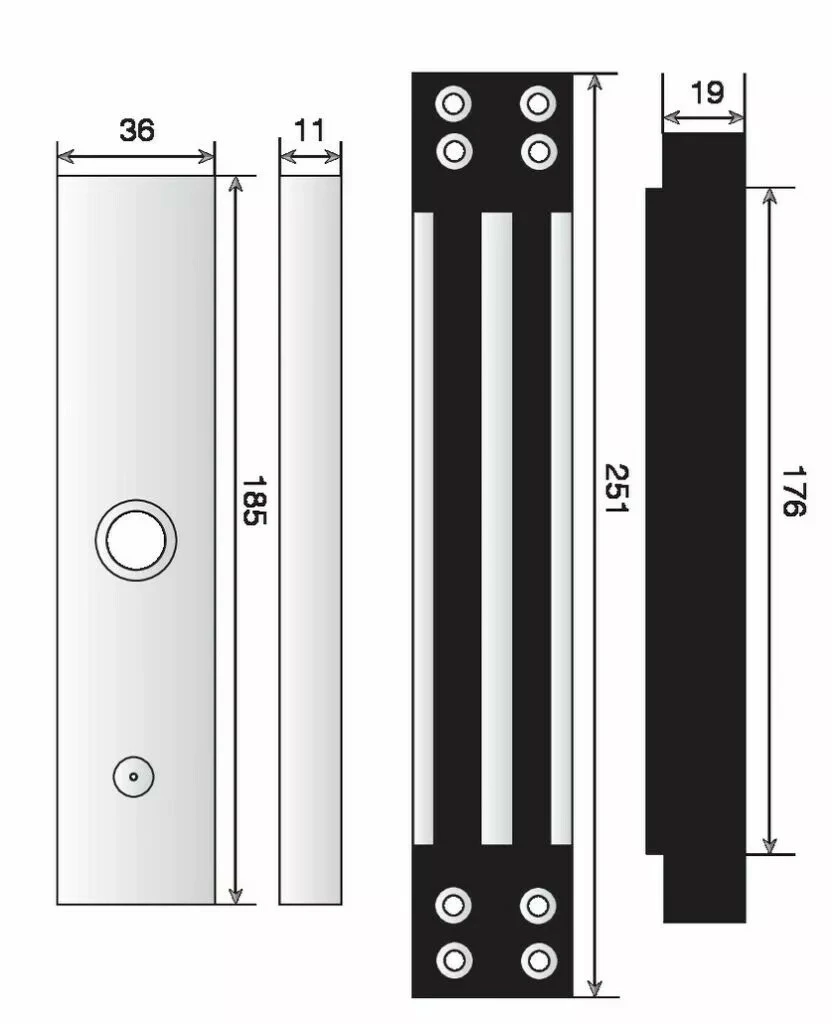 Verrouillage : Force 300 Kg - 3 Types De Montage 4 Verrouillage : Force 300 Kg - 3 Types De Montage – Image 2