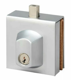 Serrure De Porte Verre Métalux : Sans Encoche Pour Glace De 8 à 10 Mm D'épaisseur -SETIN Boutique SET 36287