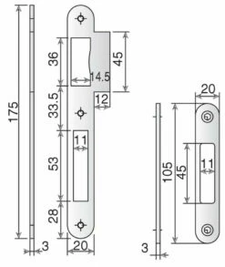 Sûreté à Larder Multipoints à Pêne Dormant : Série Amazone + NFQC Avec Label A2P* - Métalux -SETIN Boutique SET 36493