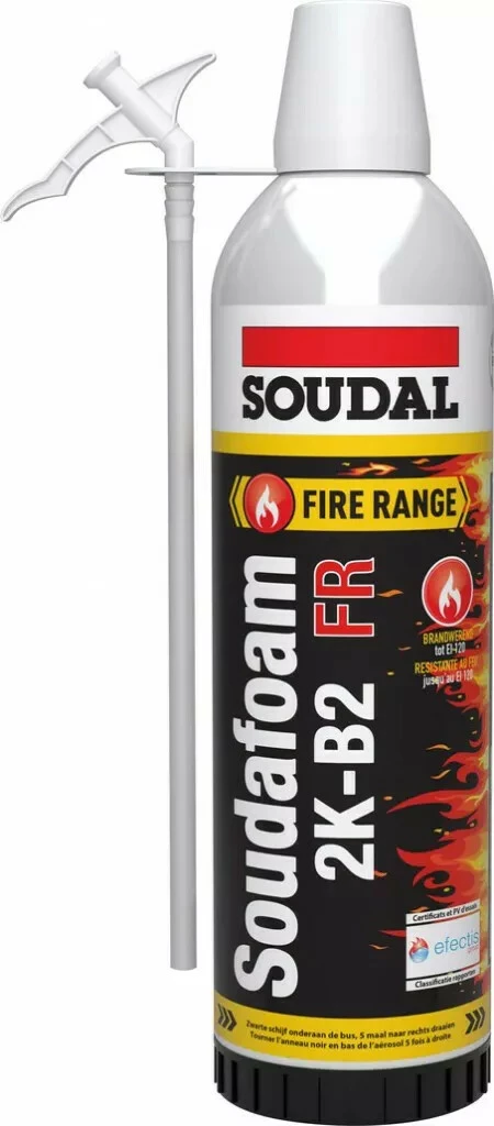 Soudal Mousse Manuelle PU Bicomposante Soudofoam 2K-B2 3 Soudal Mousse Manuelle PU Bicomposante Soudofoam 2K-B2