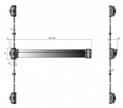 Fermeture Anti-panique JPM : Fluid -SETIN Boutique SET 38676