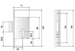 Tesa Serrure à Larder Série 4031 -SETIN Boutique SET 42318