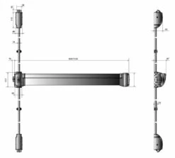 Fermeture Anti-panique JPM : Fluid -SETIN Boutique SET 42668