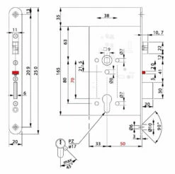 Verrouillage éléctro-mécanique Des Issues De Secours - Série SVZ 6000 8 Verrouillage éléctro-mécanique Des Issues De Secours - Série SVZ 6000 -SETIN Boutique SET 44246
