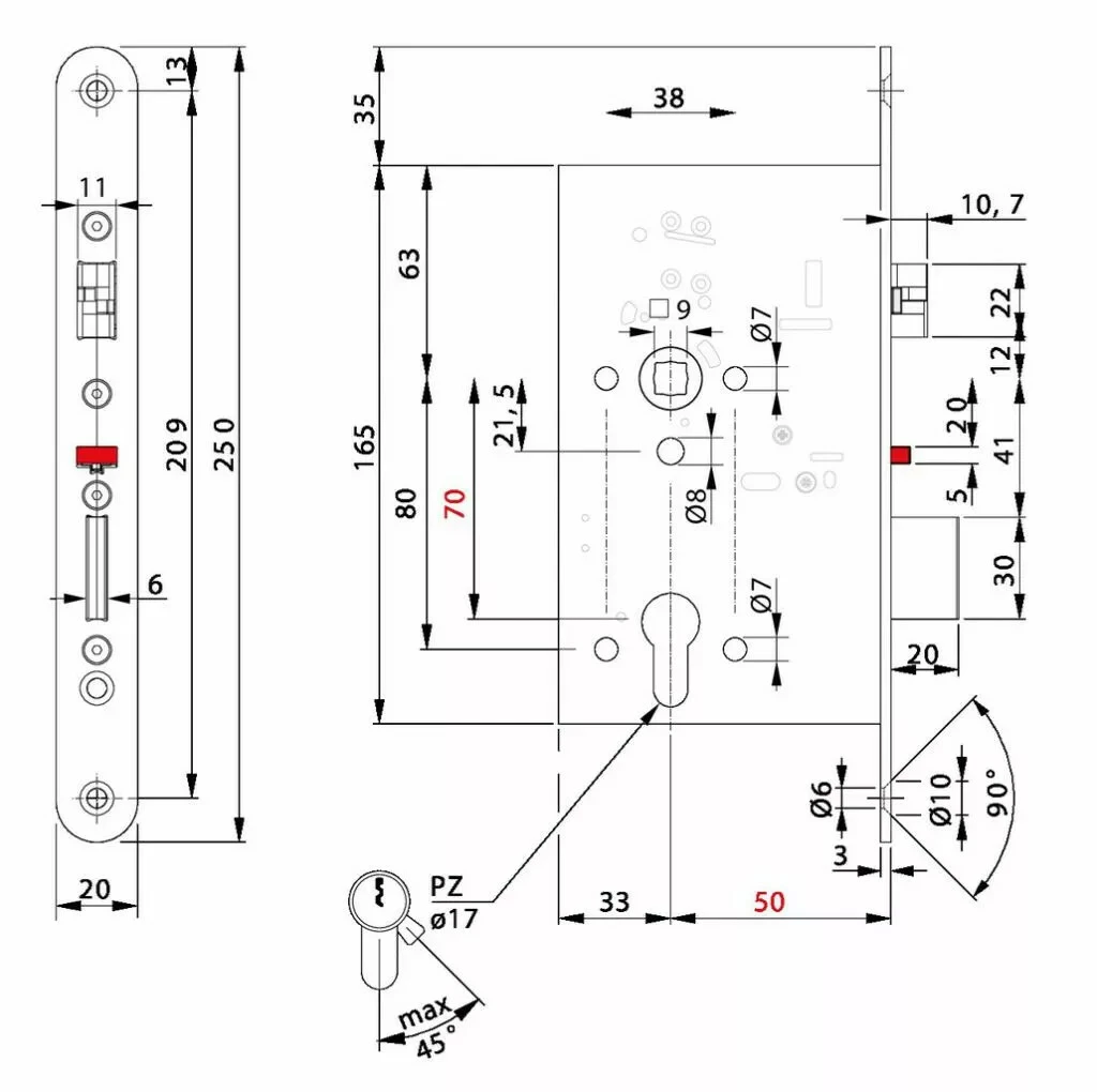 Verrouillage éléctro-mécanique Des Issues De Secours - Série SVZ 6000 5 Verrouillage éléctro-mécanique Des Issues De Secours - Série SVZ 6000 – Image 3