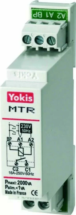 Solution Domotique : Télérupteur Avec Neutre Temporisé 2000W -SETIN Boutique SET 45516