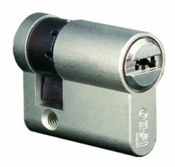 Serrure Demi-cylindre R9+ Nickelé Iseo -SETIN Boutique SET 46810