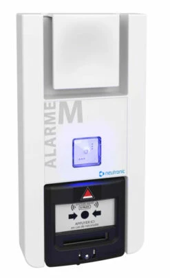 Alarme Vigilance : Equipement à Pile Simple Contact Sonore - Lumineux - Radio