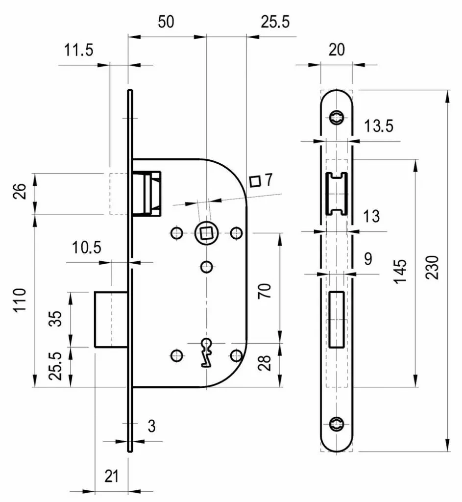 Serrure à Larder Magnétique 8 Serrure à Larder Magnétique – Image 6