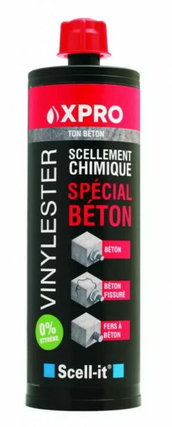 Scellement Par Injection : Résine Vinylester De Scellement Chimique Spéciale Béton Sans Styrène - X-PRO 13 Scellement Par Injection : Résine Vinylester De Scellement Chimique Spéciale Béton Sans Styrène - X-PRO -SETIN Boutique SET 54566