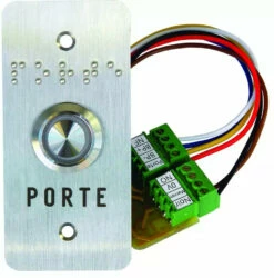 Alimentation Et Accessoire : Bouton-poussoir De Sortie Sur Façade PMR Inox