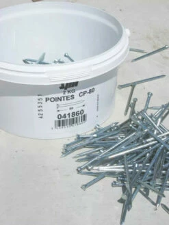 Clouterie : Clous Avec Pointe Tête Fraisée CP