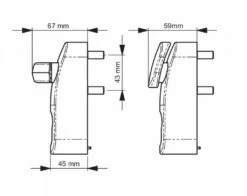 Fermeture Anti-panique Metalux : Module D'ouverture Pour Cross-bars Et Touch-bars 8 Fermeture Anti-panique Metalux : Module D'ouverture Pour Cross-bars Et Touch-bars -SETIN Boutique SET 55771