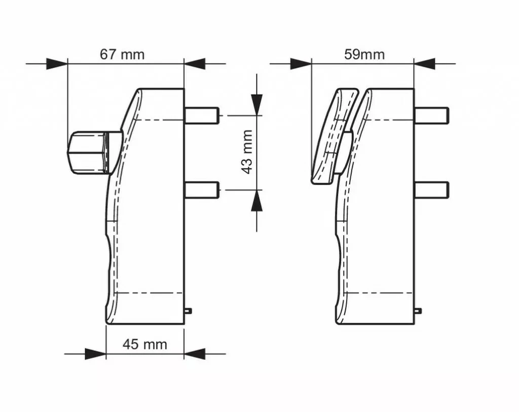 Fermeture Anti-panique Metalux : Module D'ouverture Pour Cross-bars Et Touch-bars 5 Fermeture Anti-panique Metalux : Module D'ouverture Pour Cross-bars Et Touch-bars – Image 3